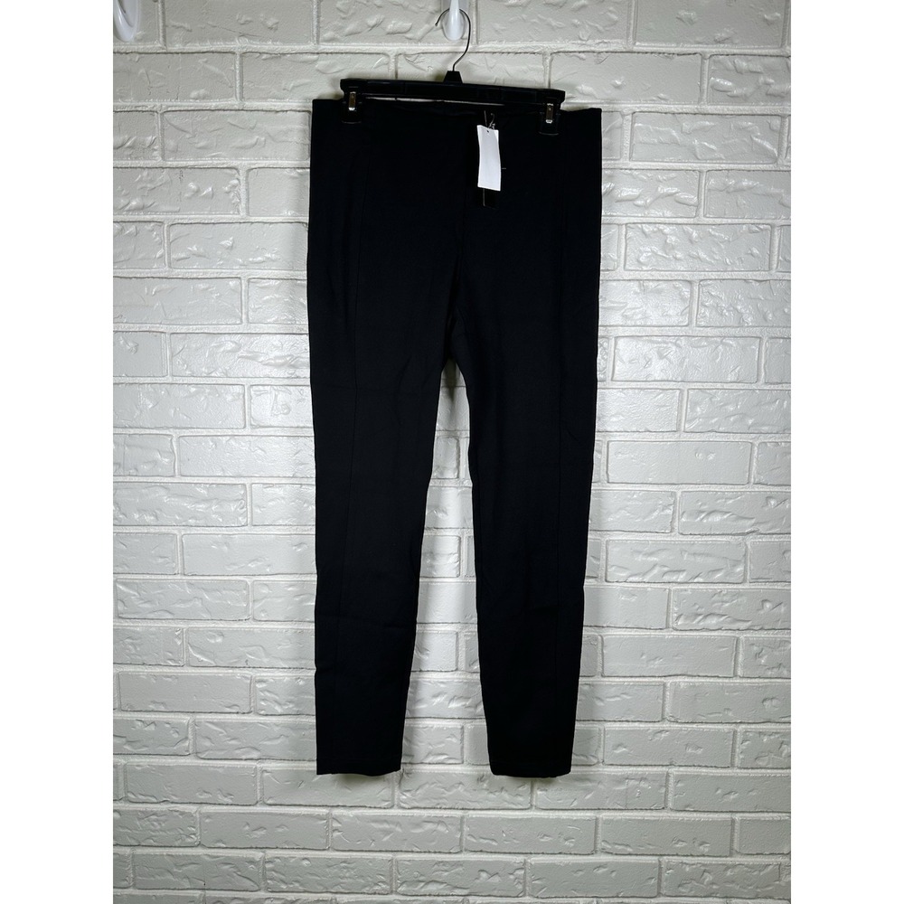 Premise Size M NWT Tummy Control Pull-On Pants Black Career Stretch Slim Leg